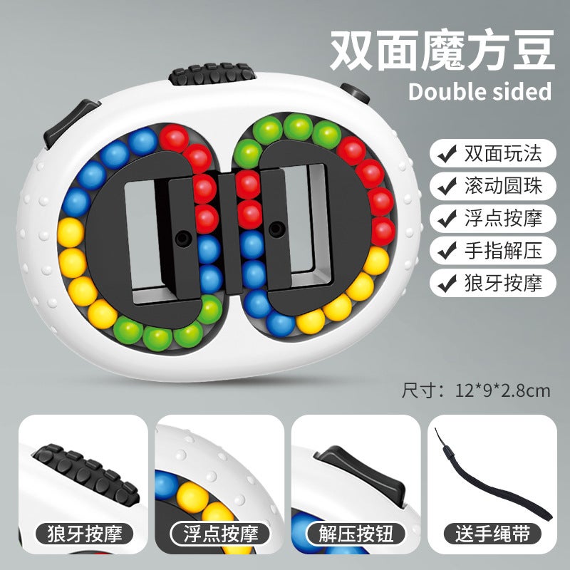 Cans Rotating Magic Beans Fingertips Variables Rubik'S Cube Coca Cans Ball Finger Gyroscope Decompression Children'S Educational Toys - Image 1